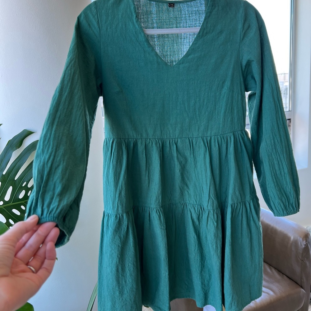 Perfect green mini dress